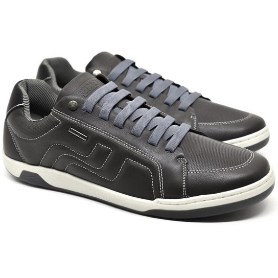 Sapatênis Ferracini Lexus Cadarço Elástico 7042-267 Conforto - Chumbo Menor preço em Sapatênis Ferracini Lexus Cadarço Elástico 7042-267 Conforto - Chumbo