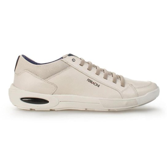 Sapatênis Ferracini Pulse Branco e Marinho - Masculino 38 - Off White Menor preço em Sapatênis Ferracini Pulse Branco e Marinho - Masculino 38 - Off White
