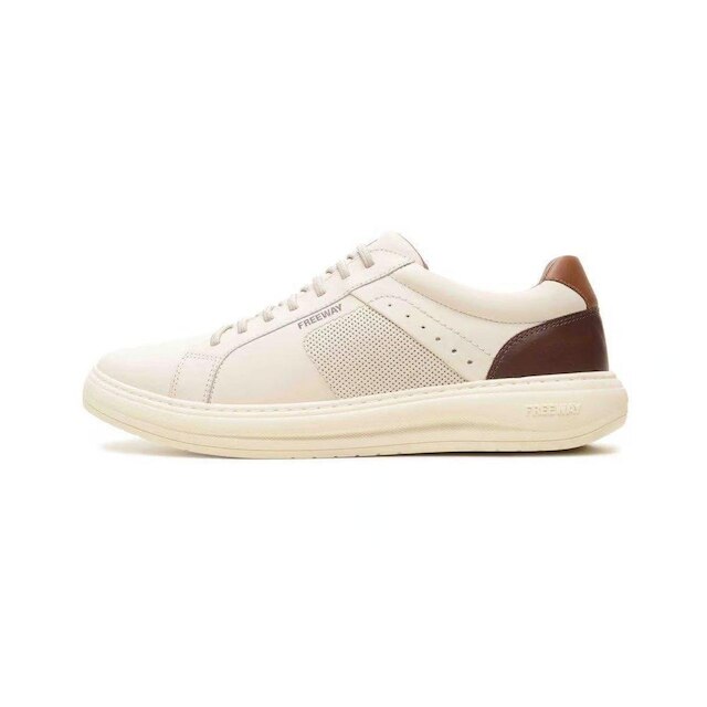 Sapatenis Freeway Em Couro Masculino Duo04