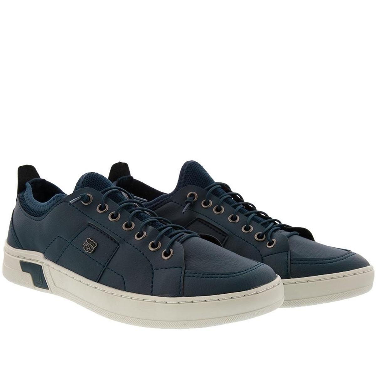 Sapatênis Iceberg Detalhe Pespontos Tecido Marinho - 39 - Azul | Netshoes