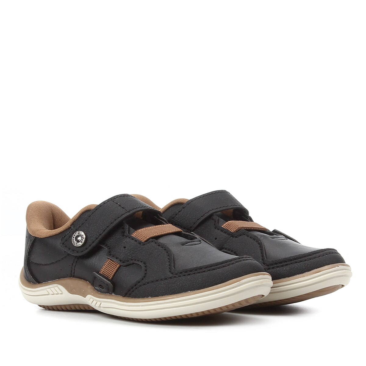 Sapatênis Infantil Kidy Milão Respitec Masculino - Preto | Netshoes