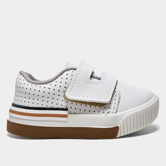 Sapatênis Infantil Masculino Molekinho Branco - 2615 - Branco Menor preço em Sapatênis Infantil Masculino Molekinho Branco - 2615 - Branco
