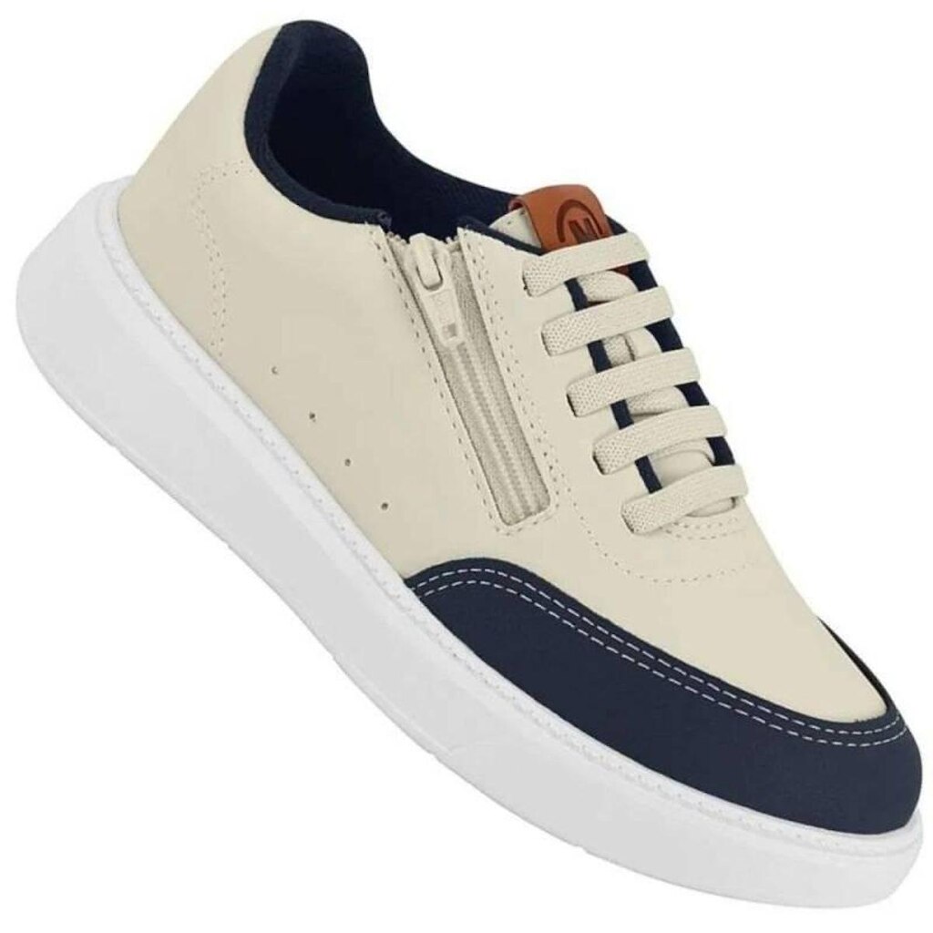 Sapatenis Infantil Molekinho Rustico - Branco off