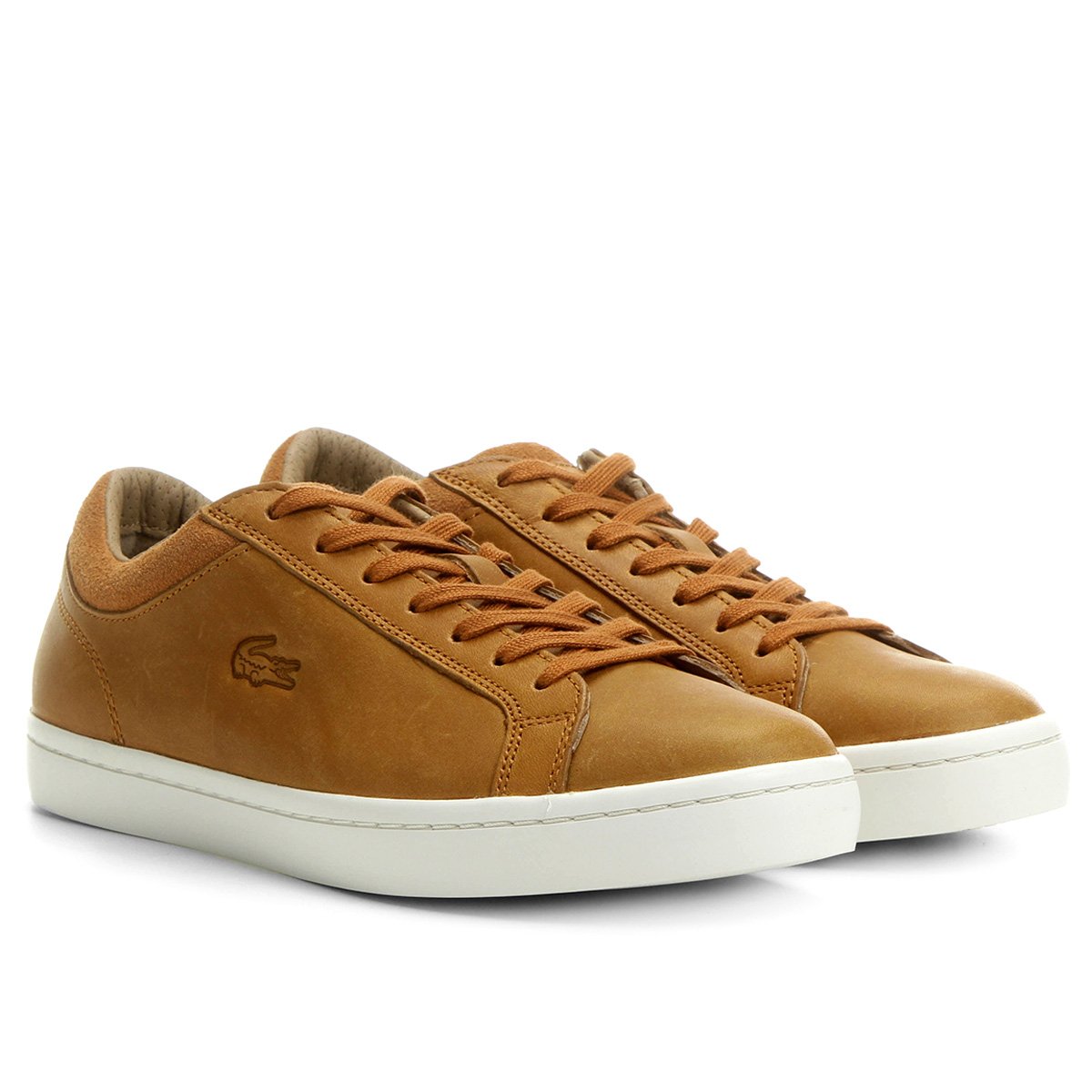 Sapatênis Lacoste Straightset Crf - Caramelo | Netshoes
