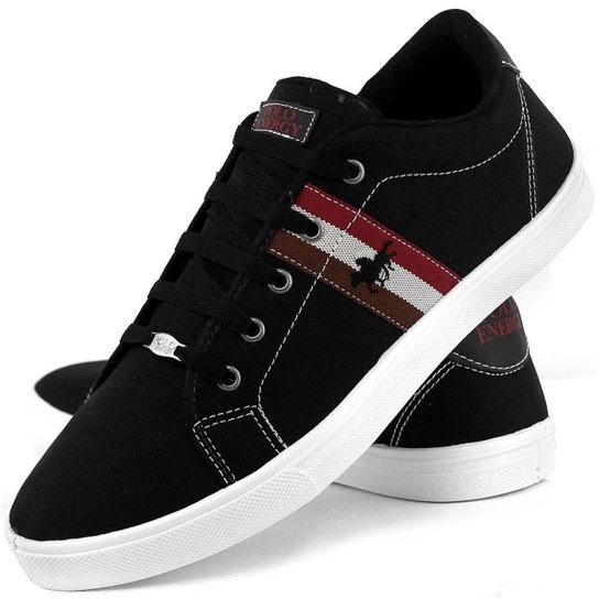 Sapatênis Lona SapatoFran Polo Listras Masculino - Preto é ruim? Sapatênis Lona SapatoFran Polo Listras Masculino - Preto é boa?