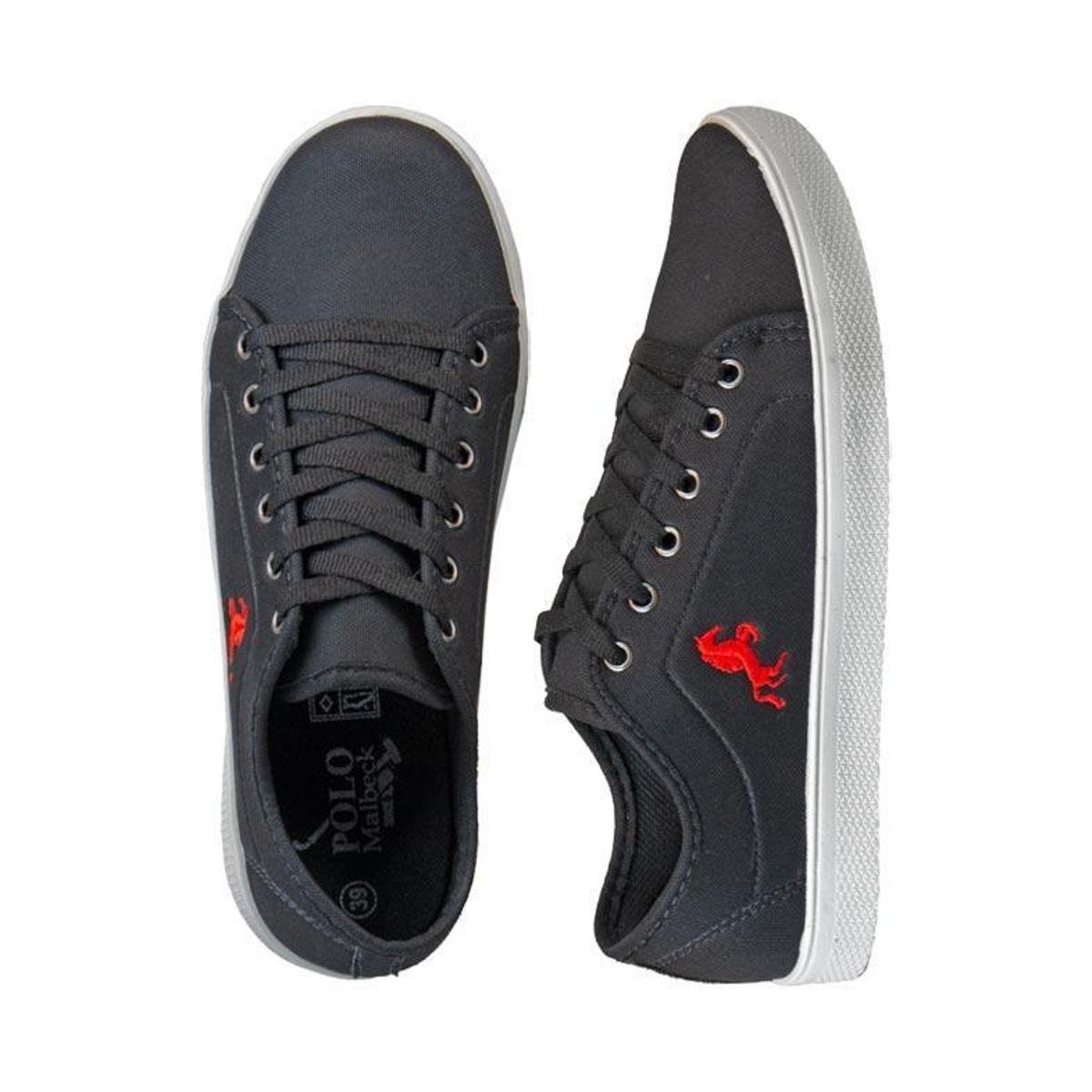 SAPATENIS MALBECK 10949-MAL PRETO - Preto | Netshoes