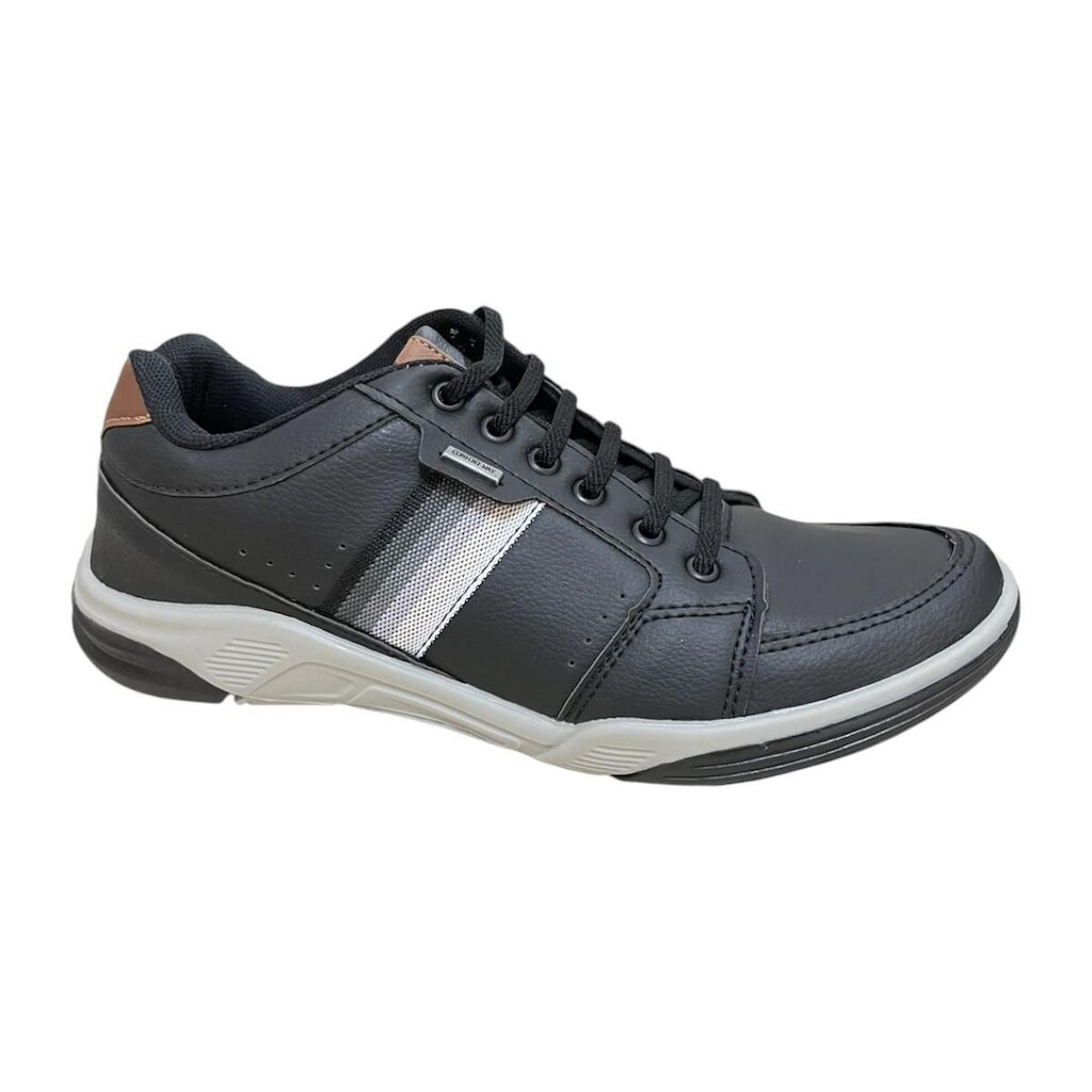 Sapatênis Masculino Confort Way Preto