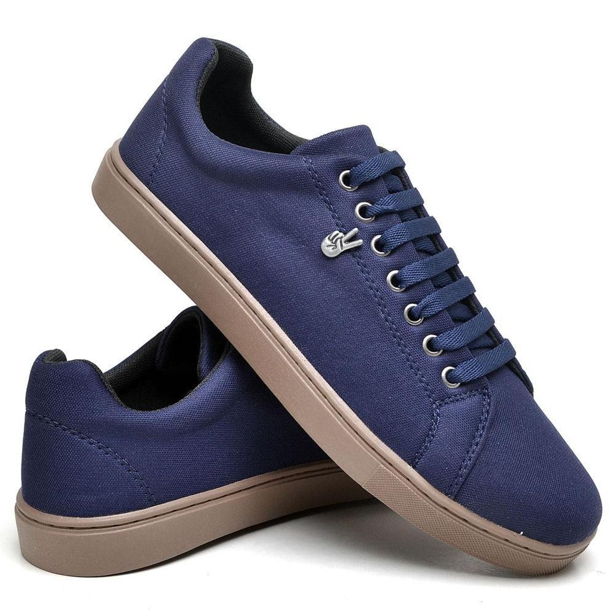 Sapatenis Masculino Confortavel Bonito Macio e Barato - Azul | Netshoes