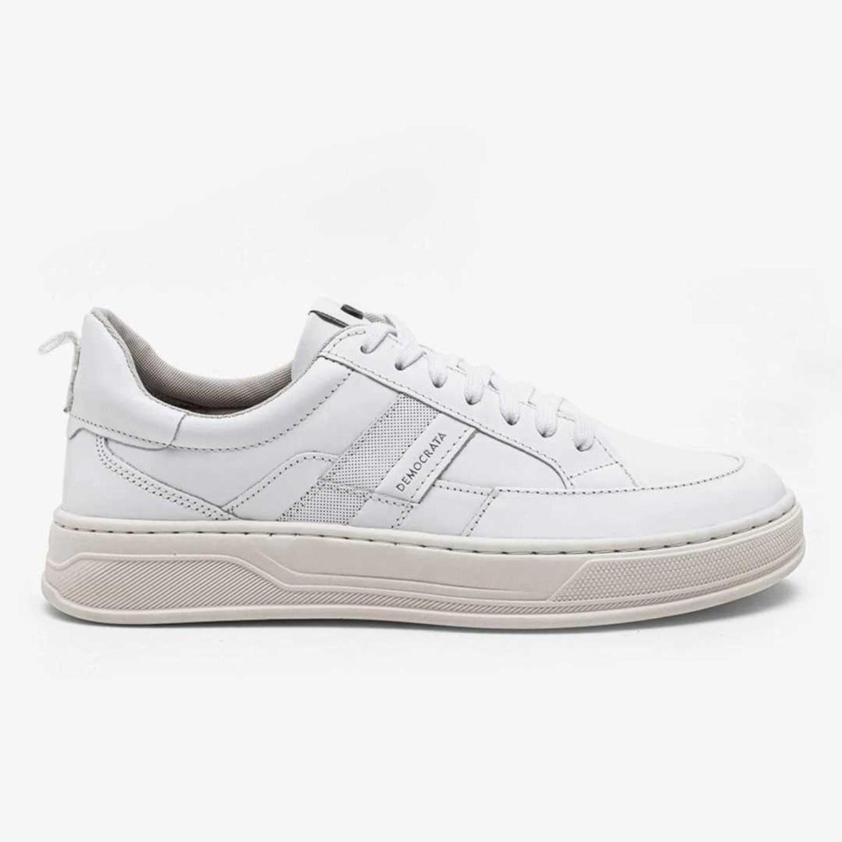 Sapatenis Masculino Democrata Couro Bold 122116 Branco Total 43 Menor preço em Sapatenis Masculino Democrata Couro Bold 122116 Branco Total 43