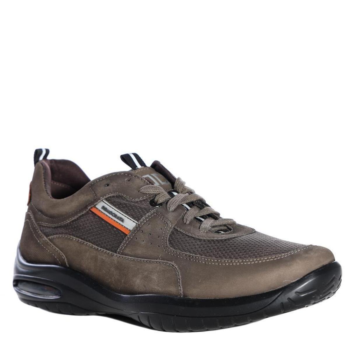 Sapatenis Masculino Democrata Smoke - Cinza | Netshoes