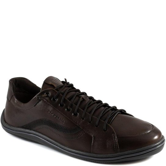 Sapatênis Masculino Em Couro Denim Rave Democrata 034034 - Marrom Menor preço em Sapatênis Masculino Em Couro Denim Rave Democrata 034034 - Marrom