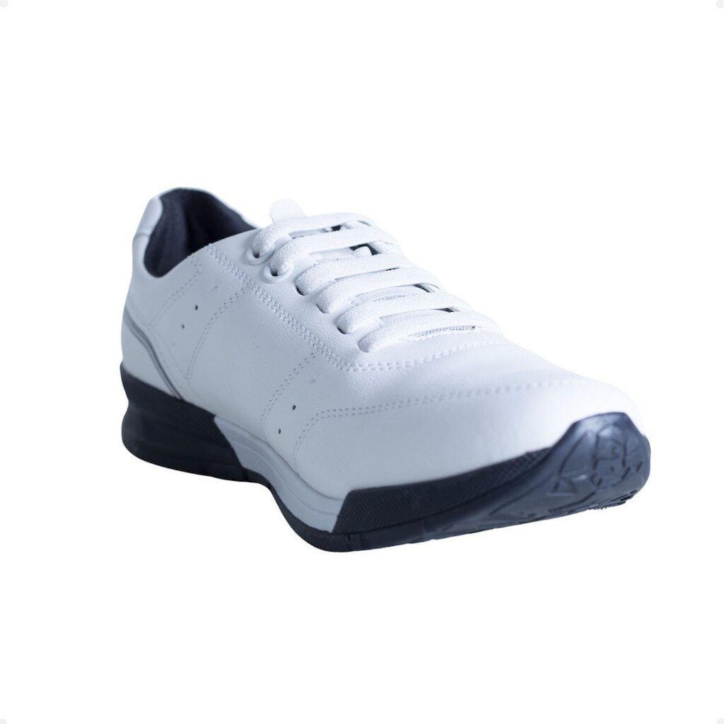Sapatênis Masculino Em Microfibra Pegada Branco