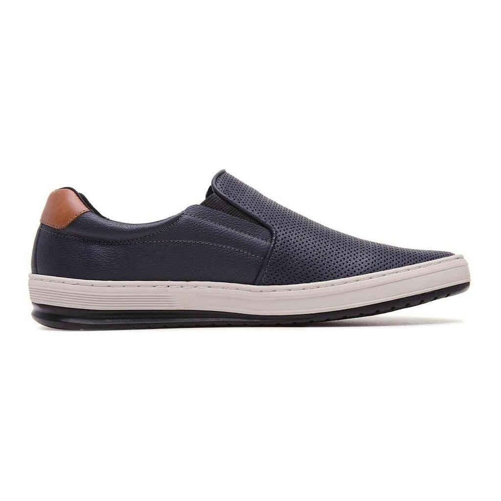 Sapatênis Masculino Freeway Input Couro Azul - 4079