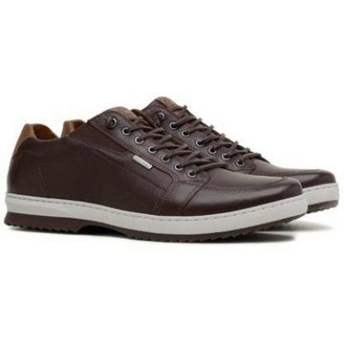 Sapatênis Masculino Freeway Legend Couro - Marrom | Netshoes