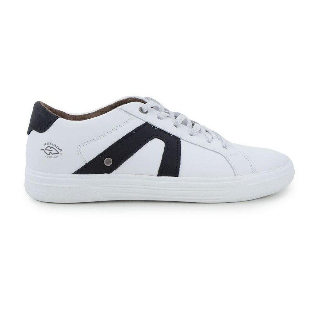 Sapatênis Masculino Pegada Couro Soft Branco - 1104