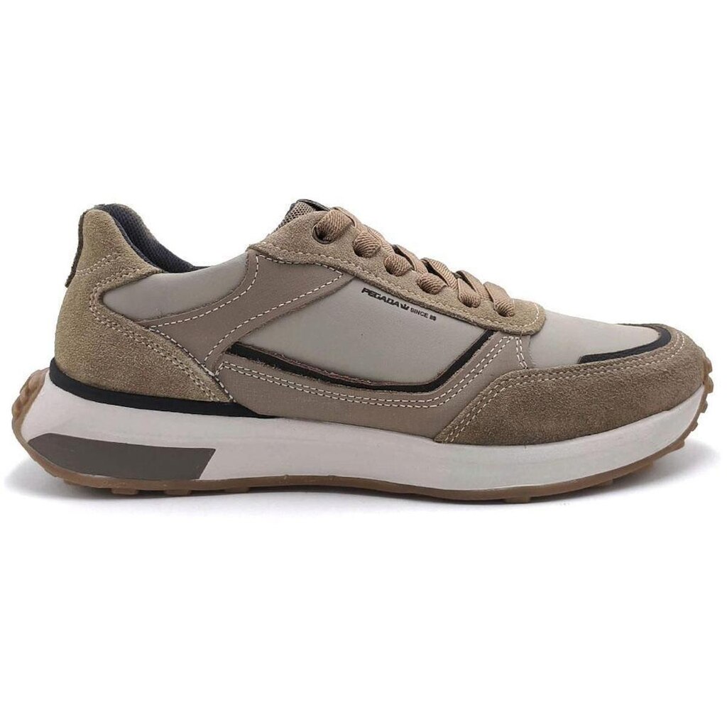 Sapatenis Masculino Pegada Safari Couro Marron Coffe - 11075
