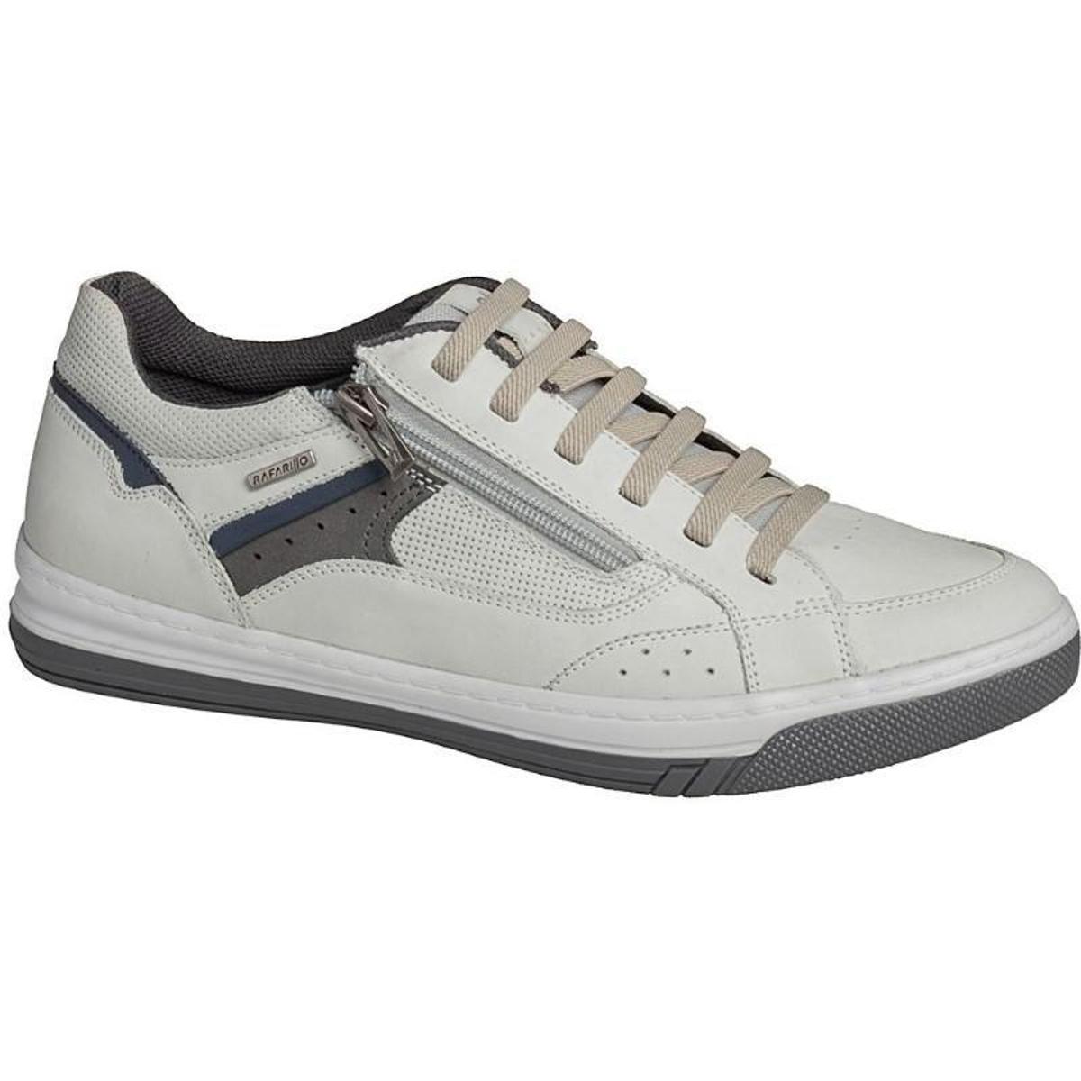 Sapatênis Masculino Rafarillo Couro 57004 - Marfim | Netshoes
