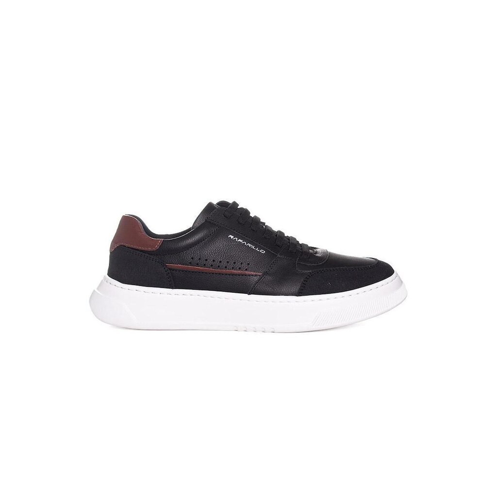 Sapatênis Masculino Rafarillo Max Light Couro Preto