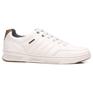 Sapatênis Masculino Street Couro Milk Pegada 110604-02