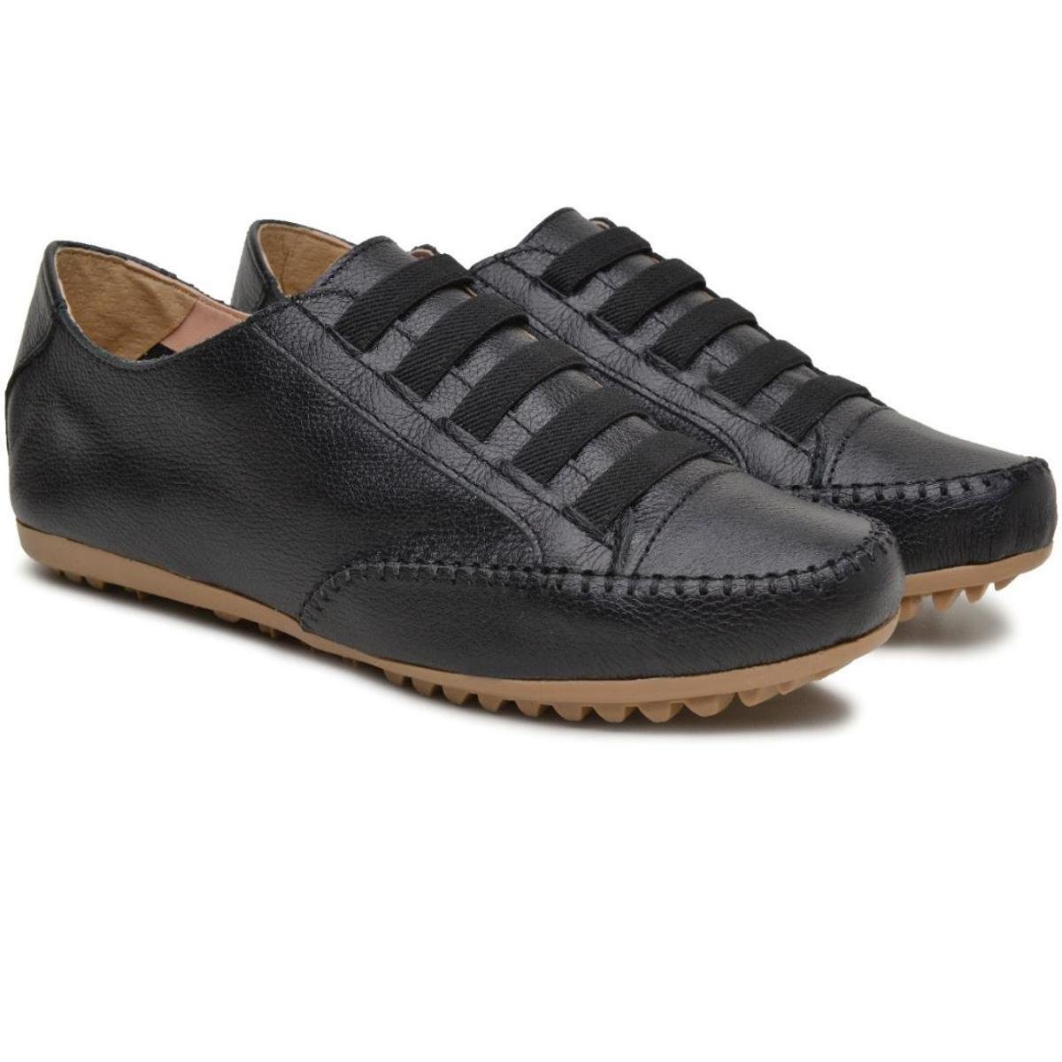 Sapatênis Mocassim Feminino Confort Couro Legitimo Tendencia Menor preço em Sapatênis Mocassim Feminino Confort Couro Legitimo Tendencia