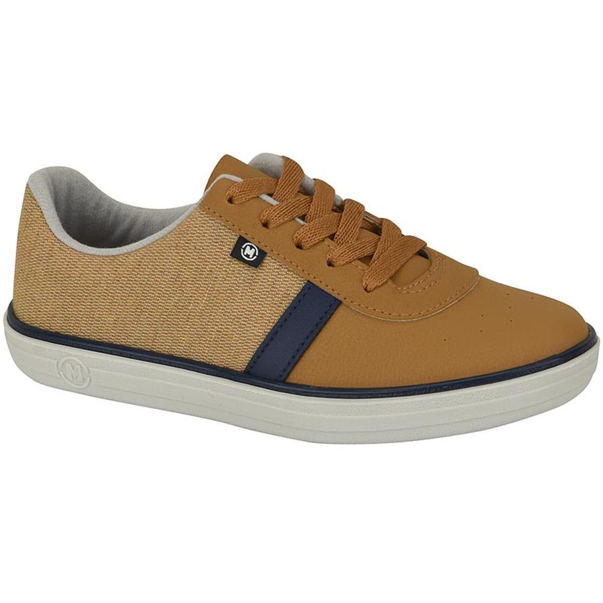Sapatênis Molekinho Infantil Masculino 282711021322 Caramelo/Marinho 30 -  Caramelo+Marinho | Netshoes