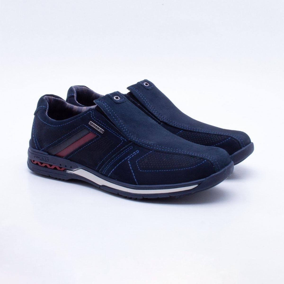 Sapatênis Pegada Gold Nobuck - Azul Escuro | Netshoes