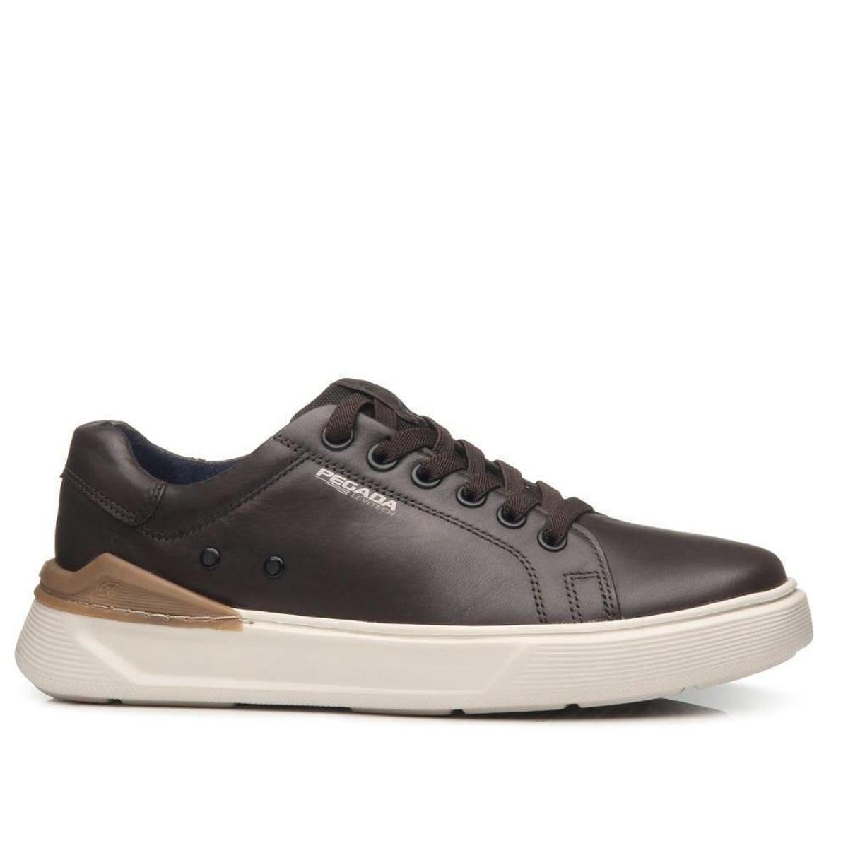 Sapatênis Pegada Masculino 110901 Couro Menor preço em Sapatênis Pegada Masculino 110901 Couro