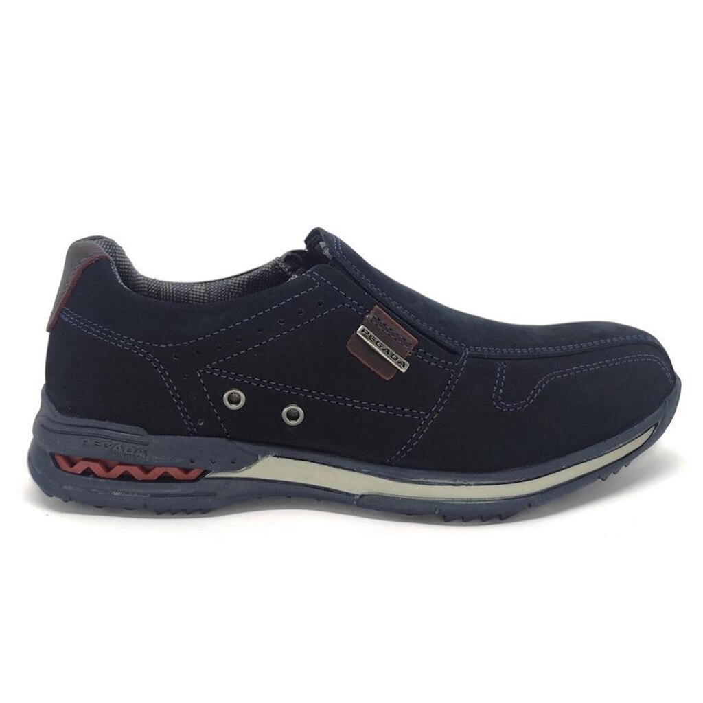 Sapatênis Pegada Masculino Couro Amortech Slip On 114863