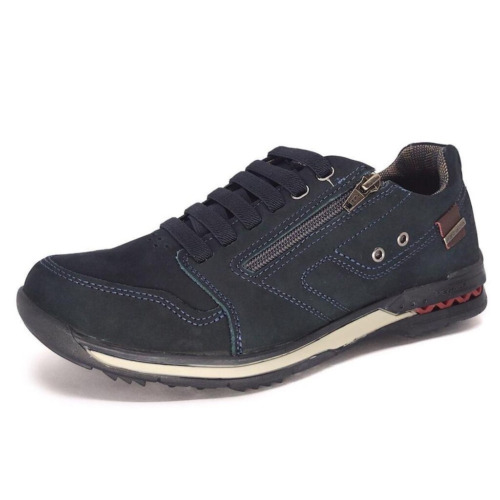 Sapatênis Pegada Masculino Couro com Zíper 114858