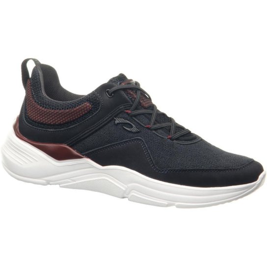 Sapatênis Pegada Masculino em Couro 100% Original 118804 - Azul Menor preço em Sapatênis Pegada Masculino em Couro 100% Original 118804 - Azul