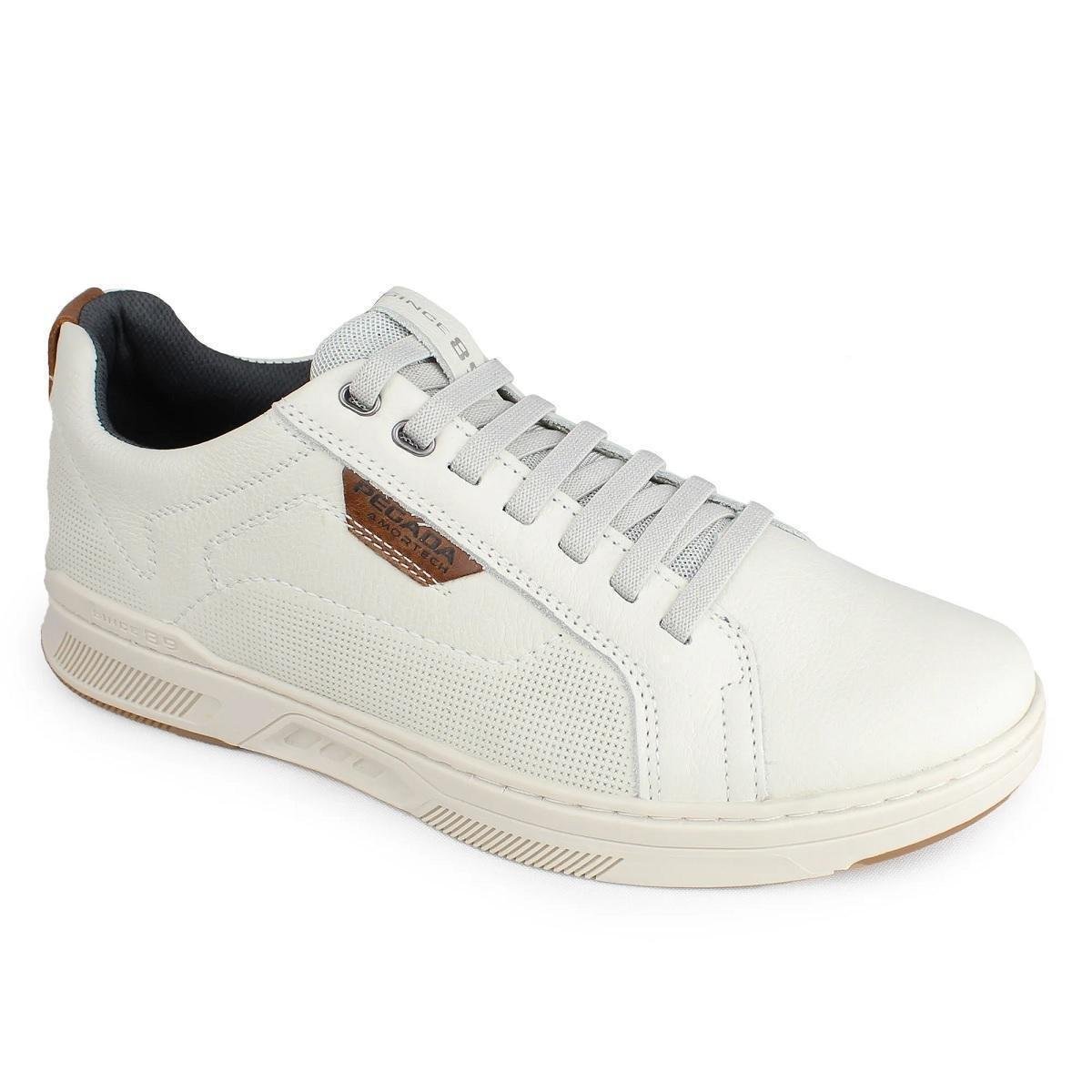 Sapatênis Pegada Masculino em Couro 110602 Menor preço em Sapatênis Pegada Masculino em Couro 110602