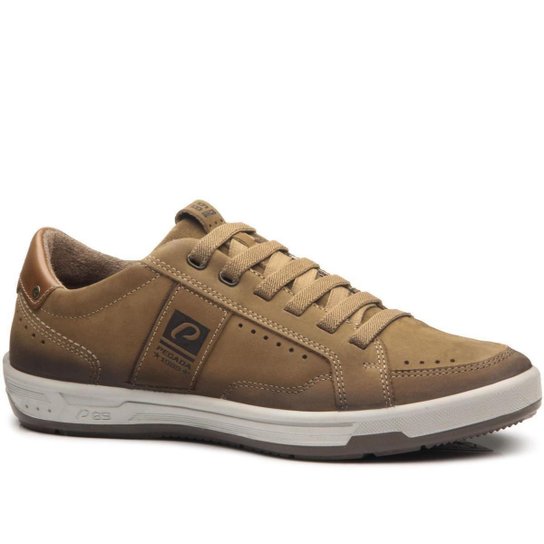 Sapatênis Pegada Masculino em Couro Mascavo 119401-08 - Marrom Menor preço em Sapatênis Pegada Masculino em Couro Mascavo 119401-08 - Marrom