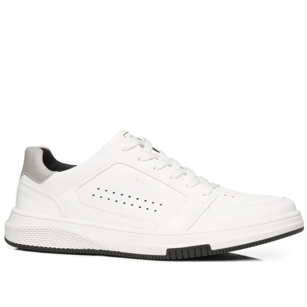 Sapatênis Pegada Masculino em Microfibra Branco 172403-01