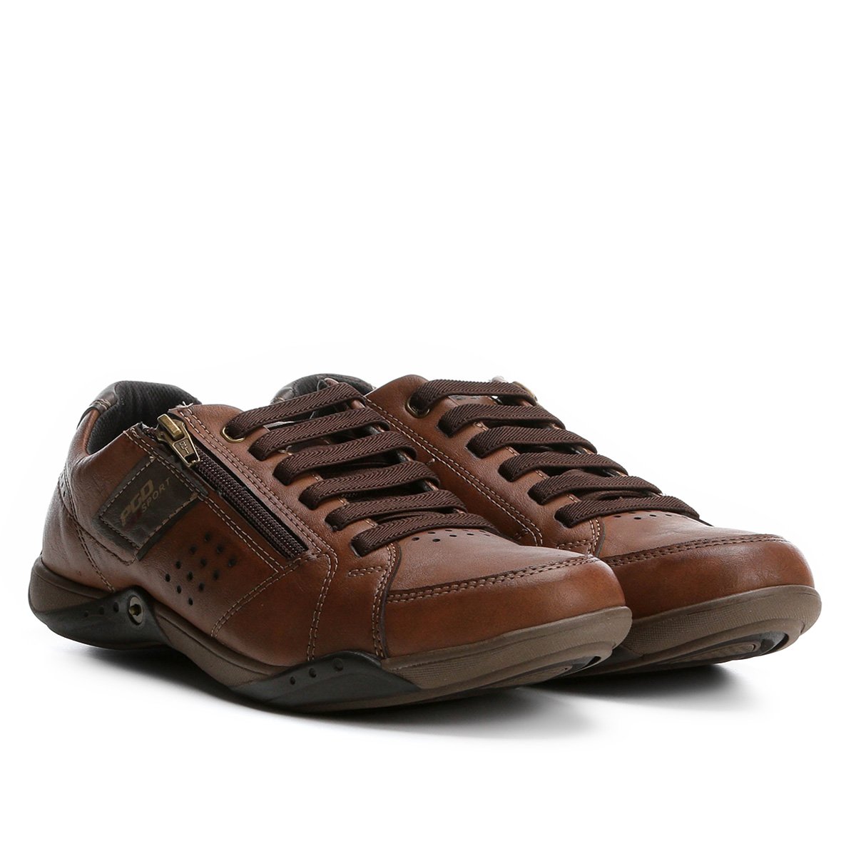 Sapatênis Pegada Microfibra Masculino - Preto | Netshoes