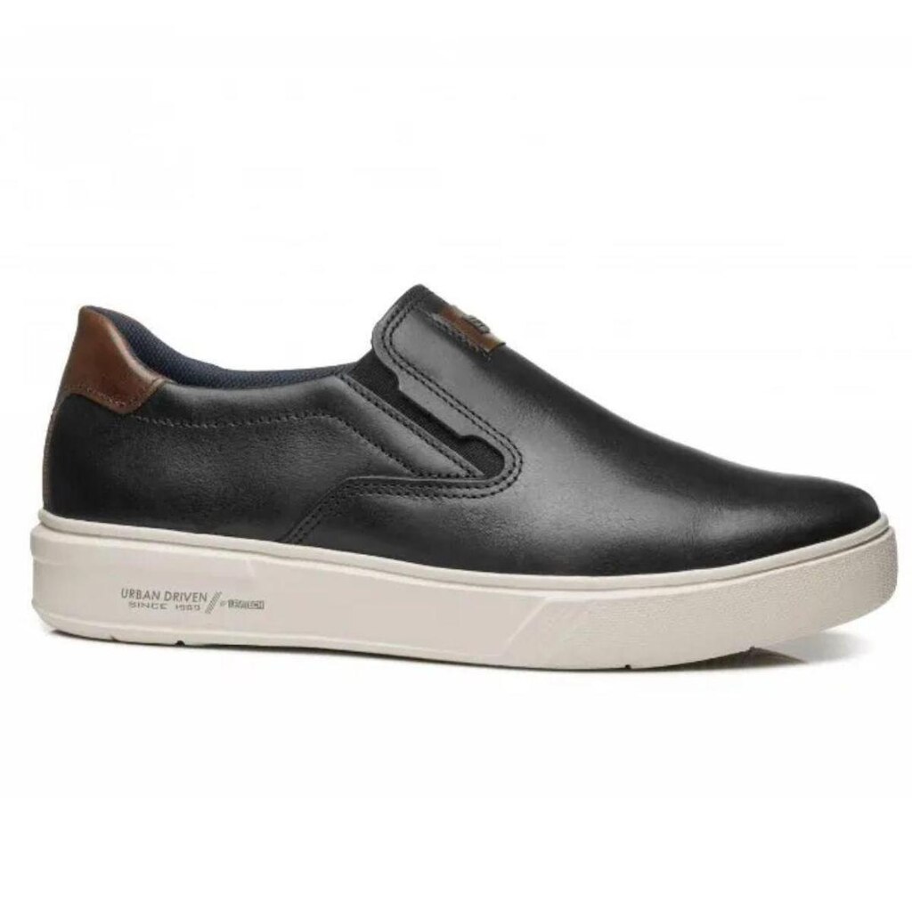 Sapatenis Pegada Preto Conhaque Masculino Original 111908