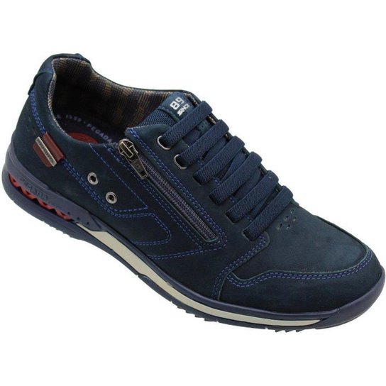 Sapatênis Pegada Washed Palmilha Amortech Masculino - Marinho Menor preço em Sapatênis Pegada Washed Palmilha Amortech Masculino - Marinho