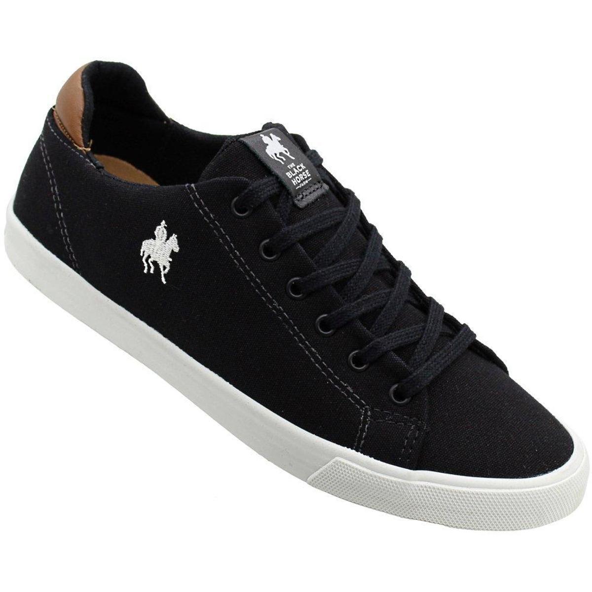 Sapatênis Polo Farm Casual Masculino - Preto | Netshoes