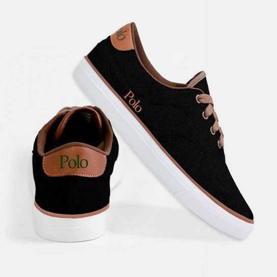 Sapatênis Polo Match MonteCarmo Masculino - Preto Menor preço em Sapatênis Polo Match MonteCarmo Masculino - Preto