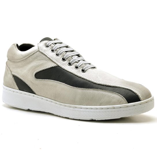 Sapatênis Sandro & Co. Voyer Masculino - Branco Menor preço em Sapatênis Sandro & Co. Voyer Masculino - Branco