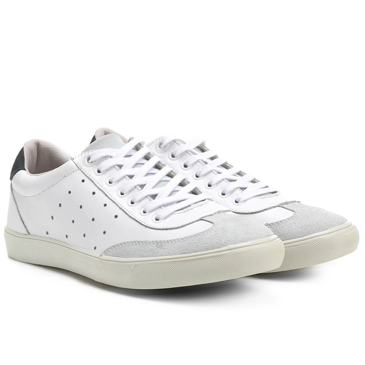 Sapatênis Sergio K Perfuros - Branco+Cinza | Netshoes