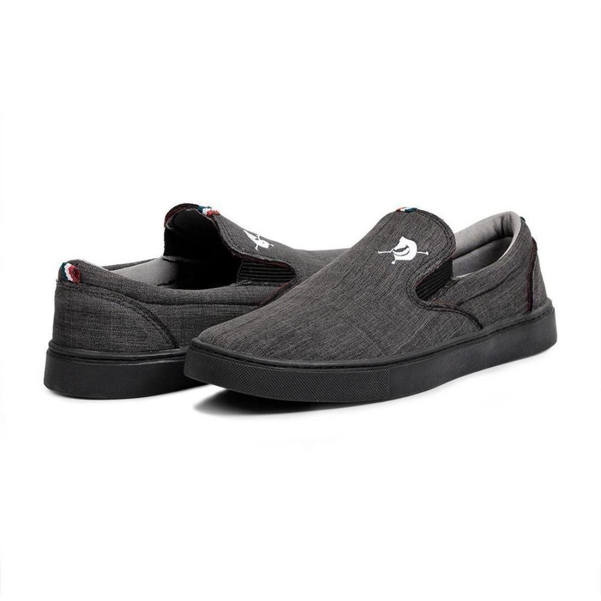 Sapatenis Slip On Casual Masculino Polo Work Retro - Preto | Netshoes