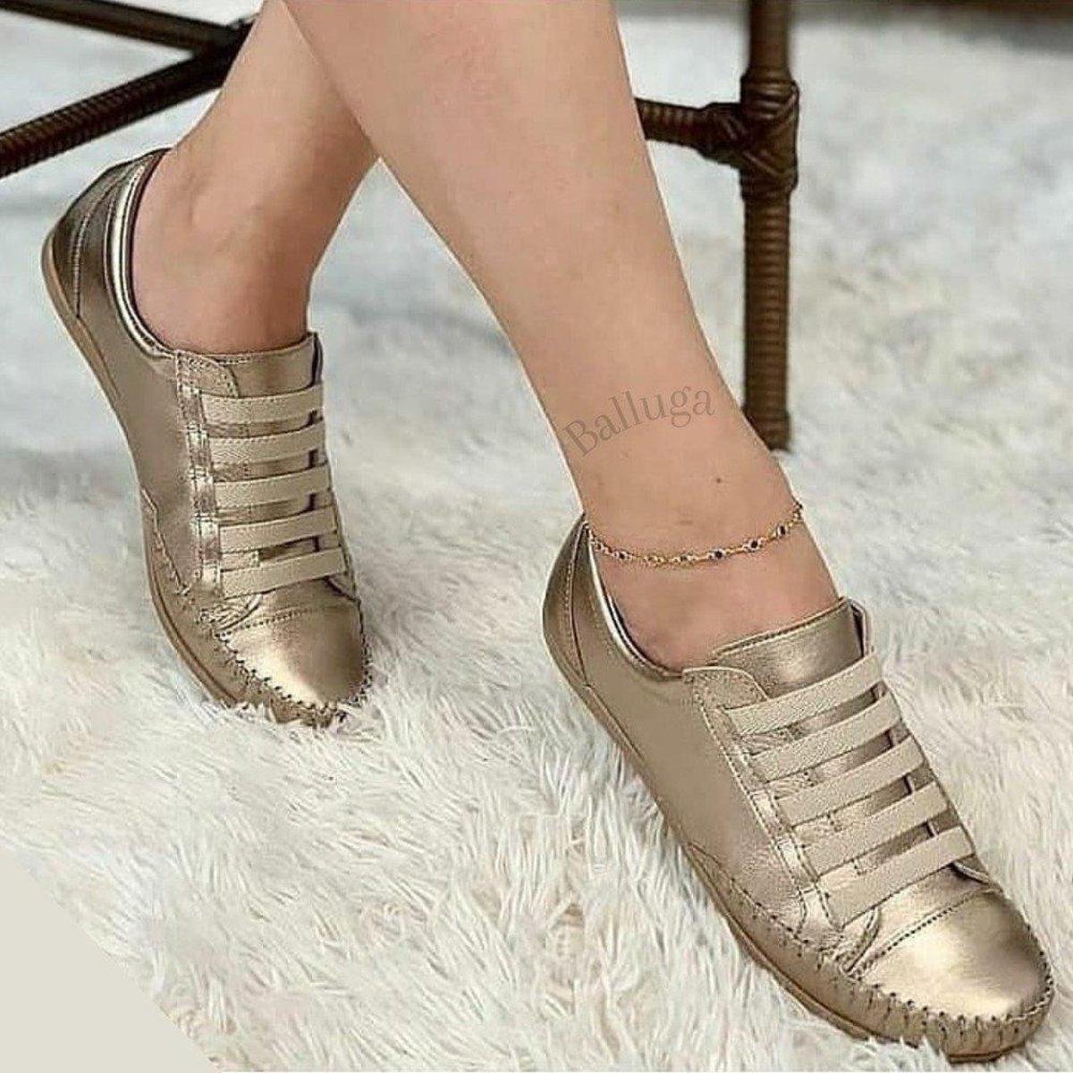 Sapatenis Tenis Feminino Casual Couro Flay Elastico Prata Velha Menor preço em Sapatenis Tenis Feminino Casual Couro Flay Elastico Prata Velha