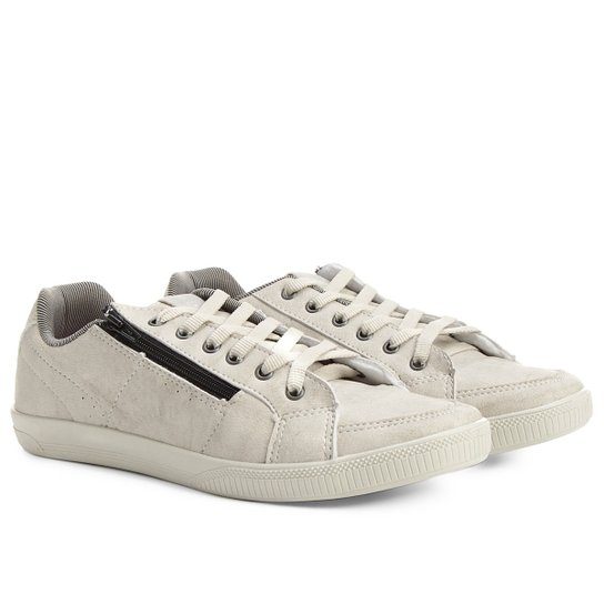 Sapatênis Walkabout Zíper - Off White