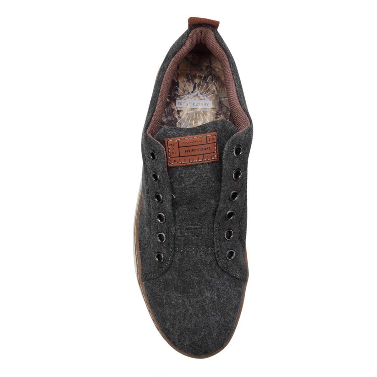 Sapatênis west coast em cadarço elástico masculino couro em Promoção |  Ofertas na Americanas