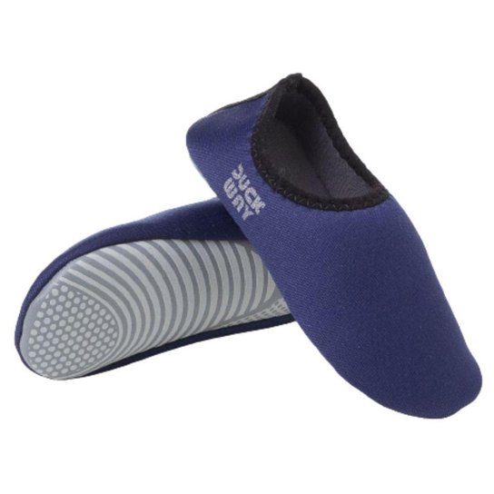Sapatilha Antiderrapante Neoprene Duck Way Sola Silk Marinho - Azul+Marinho Menor preço em Sapatilha Antiderrapante Neoprene Duck Way Sola Silk Marinho - Azul+Marinho