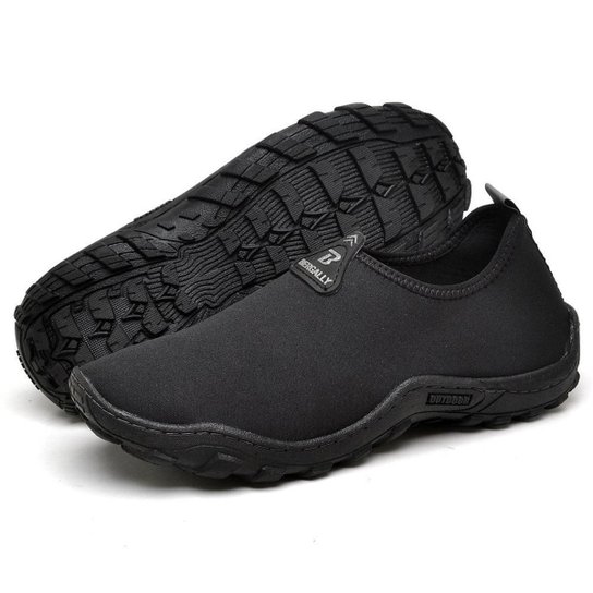 Sapatilha Aquatica Hibrida Adventure Para Pesca - Preto Menor preço em Sapatilha Aquatica Hibrida Adventure Para Pesca - Preto