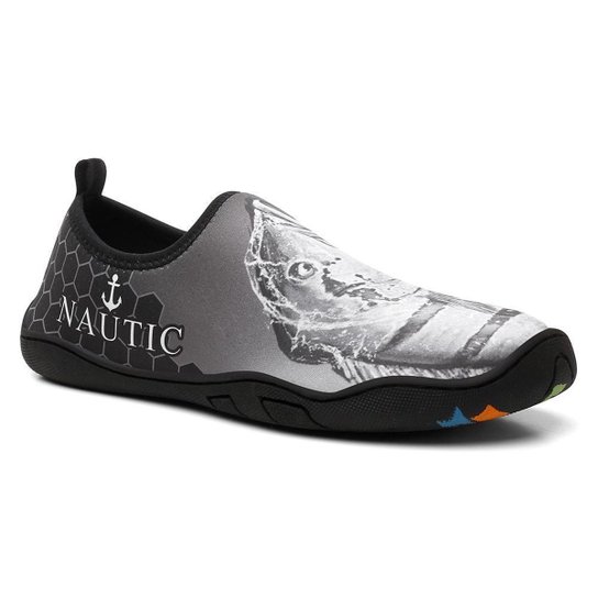 Sapatilha Aquática Masculina Neoprene Flaaxível Híbrida - Cinza é ruim? Sapatilha Aquática Masculina Neoprene Flaaxível Híbrida - Cinza é boa?