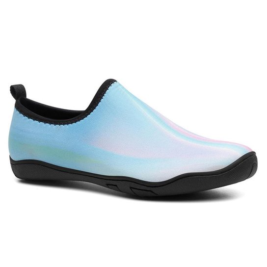 Sapatilha Aquática Nautic Neoprene Caminhada Yoga Praia Feminina - Azul Menor preço em Sapatilha Aquática Nautic Neoprene Caminhada Yoga Praia Feminina - Azul