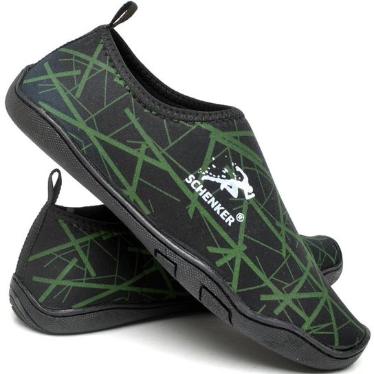 Sapatilha Aquatica Tênis Praia Pesca e Trilha - Verde escuro+Preto é ruim? Sapatilha Aquatica Tênis Praia Pesca e Trilha - Verde escuro+Preto é boa?