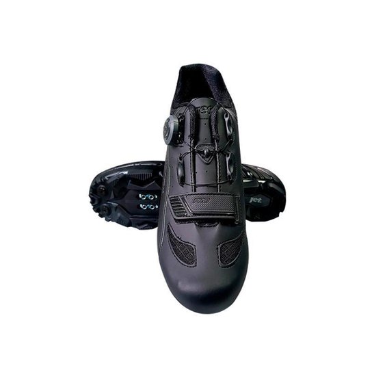 Sapatilha Calçado Bicicleta Bike Mtb Jet Pro Adventure Pto 40eur - Preto Menor preço em Sapatilha Calçado Bicicleta Bike Mtb Jet Pro Adventure Pto 40eur - Preto